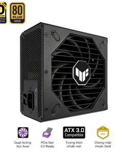 Alternative view of Nguồn ASUS TUF GAMING 1200G (1200W, ATX 3.1, PCIe 5.0, 80 Plus Gold, Full Modular, 10 năm bảo hành)