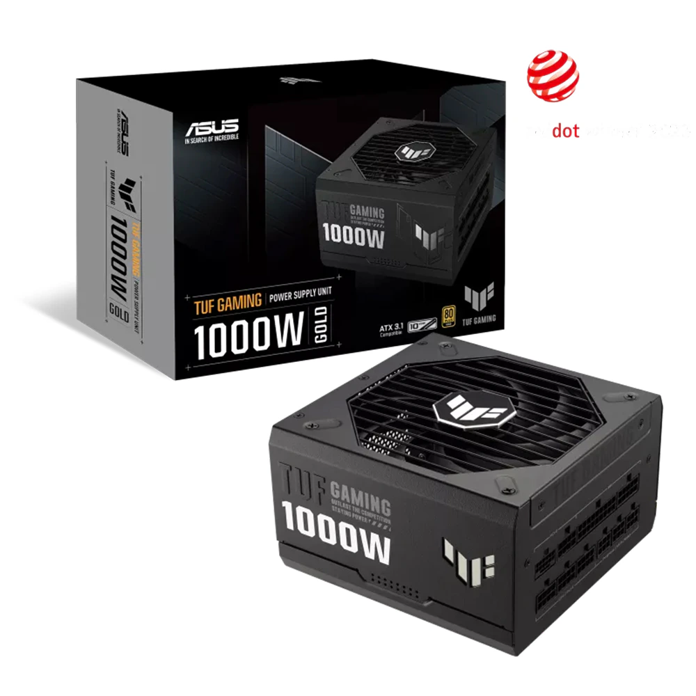 Nguồn Máy Tính Asus TUF Gaming 1000W Gold ( 1000W, ATX 3.1, PCIe 5.0, 80 Plus Gold, Full Modular, 10 năm bảo hành) 1 Nguồn Máy Tính Asus TUF Gaming 1000W Gold ( 1000W, ATX 3.1, PCIe 5.0, 80 Plus Gold, Full Modular, 10 năm bảo hành)