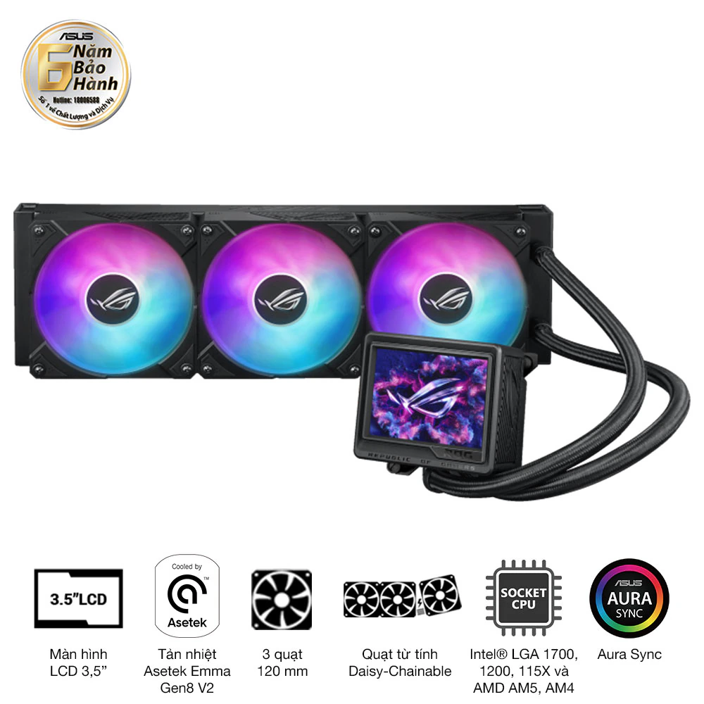 Tản Nhiệt Nước AIO ASUS ROG Ryujin III 360 ARGB Extreme 1 Tản Nhiệt Nước AIO ASUS ROG Ryujin III 360 ARGB Extreme