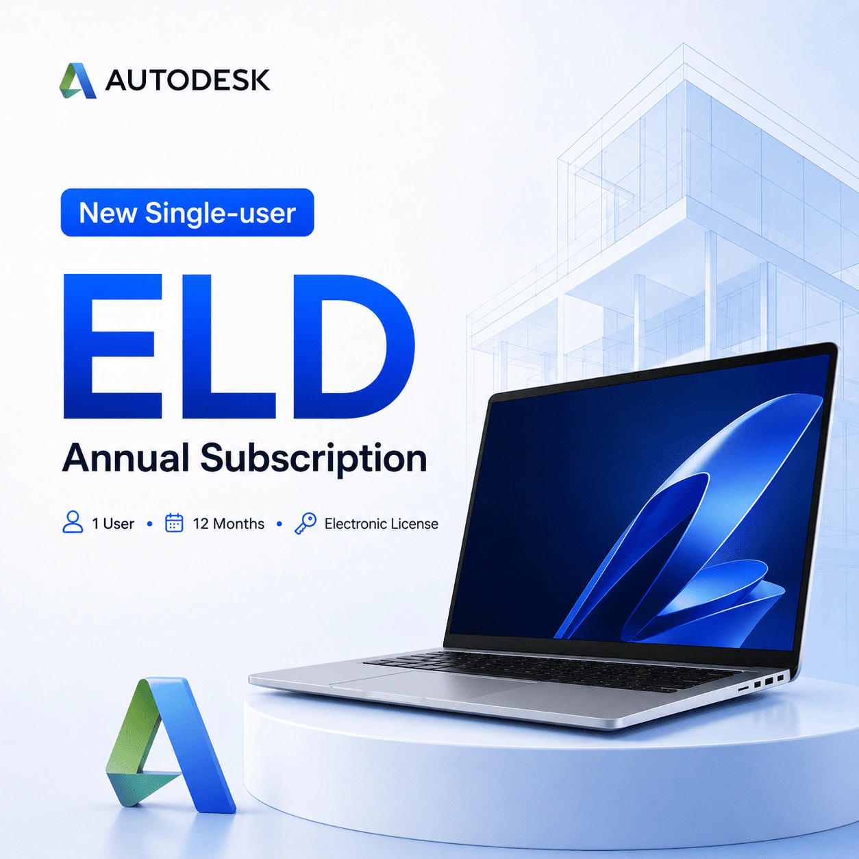 New Single-user ELD Annual Subscription – Gói bản quyền phần mềm Autodesk 1 năm 1 New Single-user ELD Annual Subscription – Gói bản quyền phần mềm Autodesk 1 năm