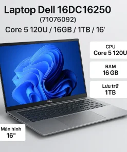 Laptop Dell 16DC16250 (71076092) | Core 5 120U / 16GB / 1TB / 16" - hình ảnh chi tiết 2