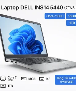 Laptop DELL INS14 5440 (7FN5J) | Core 7 150U / 16GB / 1TB / 14" - hình ảnh chi tiết 1