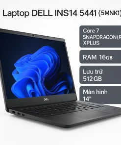 Laptop DELL INS14 5441 (5MNK1) | Core 7 SNAPDRAGON(R) XPLUSX1P-64- 100 / 16GB / 512GB / 14" 5 Laptop DELL INS14 5441 (5MNK1) | Core 7 SNAPDRAGON(R) XPLUSX1P-64- 100 / 16GB / - hình ảnh chi tiết 2