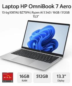 Laptop HP OmniBook 7 Aero 13-bg1087AU BZ7S1PA | Ryzen AI 5 340 / 16GB / 512GB / 13.3" 5 Laptop HP OmniBook 7 Aero Ryzen AI 5 340 - hình ảnh chi tiết 2