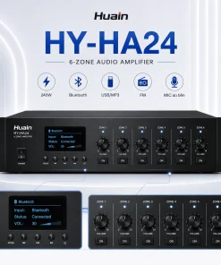 Bộ khuếch đại âm thanh 6 vùng Huain HY-HA24 240W chính hãng 5 Bộ khuếch đại âm thanh 6 vùng Huain HY-HA24 240W chính hãng