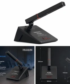 Microphone đại biểu Huain HY-HN500D dùng dây, dải tần 20Hz–20KHz 5 microphone-dai-bieu-huain-hy-hn500d
