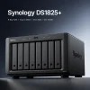 NAS Synology DS1825+ 8 Bay, RAM ECC, Dual 2.5GbE 8 Synology DS1825+ là NAS doanh nghiệp 8 khay, sử dụng CPU AMD Ryzen V1500B, RAM ECC 8GB, Dual 2.5GbE và hai khe M.2 NVMe. Thiết bị hỗ trợ nâng cấp mạng 10/25GbE, mở rộng lên 18 ổ đĩa, RAID 5/6/10, máy ảo, High Availability và tối đa 40 camera IP.