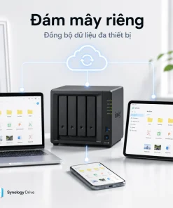 NAS Synology DS925+ Ryzen, RAM ECC, Dual 2.5GbE 6 Synology DS925+ là NAS 4 khay dành cho doanh nghiệp, trang bị CPU AMD Ryzen V1500B, RAM ECC 4GB, Dual 2.5GbE và hai khe M.2 NVMe. Thiết bị có thể mở rộng lên 9 khay với DX525, hỗ trợ tối đa 216TB dung lượng thô, RAID 5/6/10, Btrfs, máy ảo, High Availability và tối đa 40 camera IP.