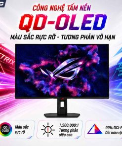 Màn Hình Gaming Asus ROG Strix OLED XG27AQDMES 27 inch/ QHD/ QD-OLED/ 240Hz/ 0.03ms 11 Màn Hình Gaming Asus ROG Strix OLED XG27AQDMES 27 inch/ QHD/ QD-OLED/ 240Hz/ 0.03ms - Ảnh 3