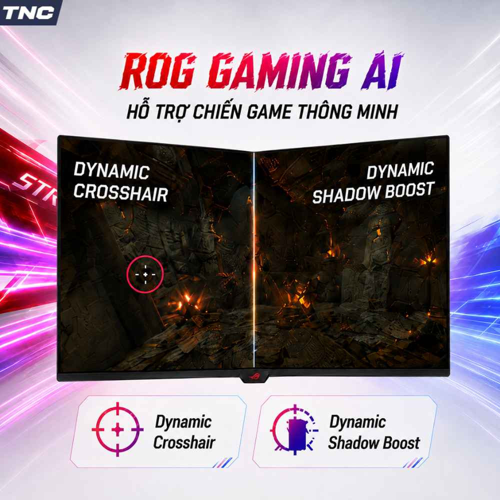 Màn Hình Gaming Asus ROG Strix OLED XG27AQDMES 27 inch/ QHD/ QD-OLED/ 240Hz/ 0.03ms 5 Màn Hình Gaming Asus ROG Strix OLED XG27AQDMES 27 inch/ QHD/ QD-OLED/ 240Hz/ 0.03ms - Ảnh 5