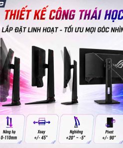 Màn Hình Gaming Asus ROG Strix OLED XG27AQDMES 27 inch/ QHD/ QD-OLED/ 240Hz/ 0.03ms 12 Màn Hình Gaming Asus ROG Strix OLED XG27AQDMES 27 inch/ QHD/ QD-OLED/ 240Hz/ 0.03ms - Ảnh 4