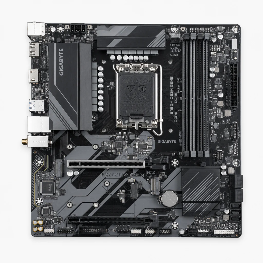 HOME 7 Mainboard Gigabyte B760M DS3H GEN5 hỗ trợ DDR5