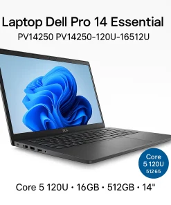 Laptop Dell Pro 14 Essential PV14250 PV14250-120U-16512U - ảnh đại diện sản phẩm