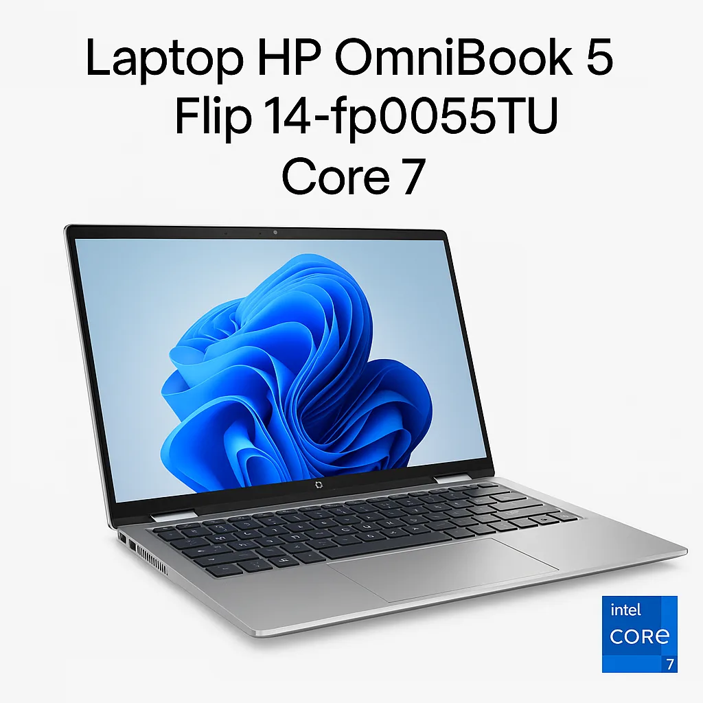 Laptop HP OmniBook 5 Flip 14-fp0055TU (BZ7Q4PA) | Core 7 150U / 24GB / 512GB / 14" 8 Laptop HP OmniBook 5 Flip 14-fp0055TU Core 7 - ảnh đại diện sản phẩm